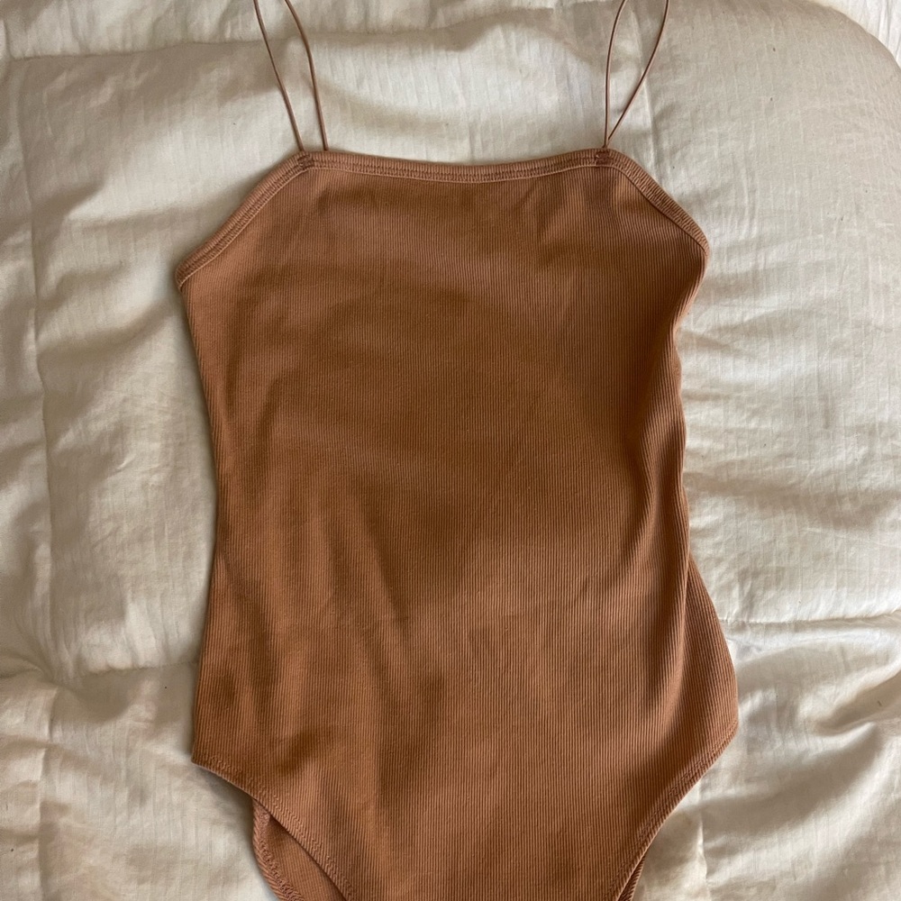 Tan bodysuit